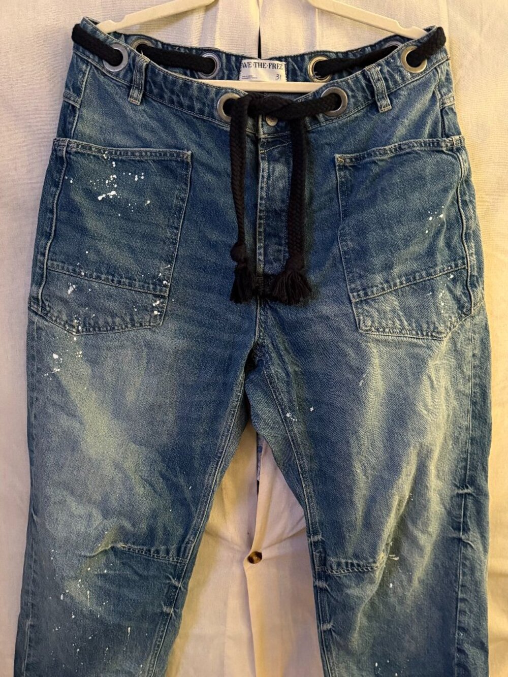 Free People We The Free Moxie Pull-On Barrel Jeans - Picture 3 of 9